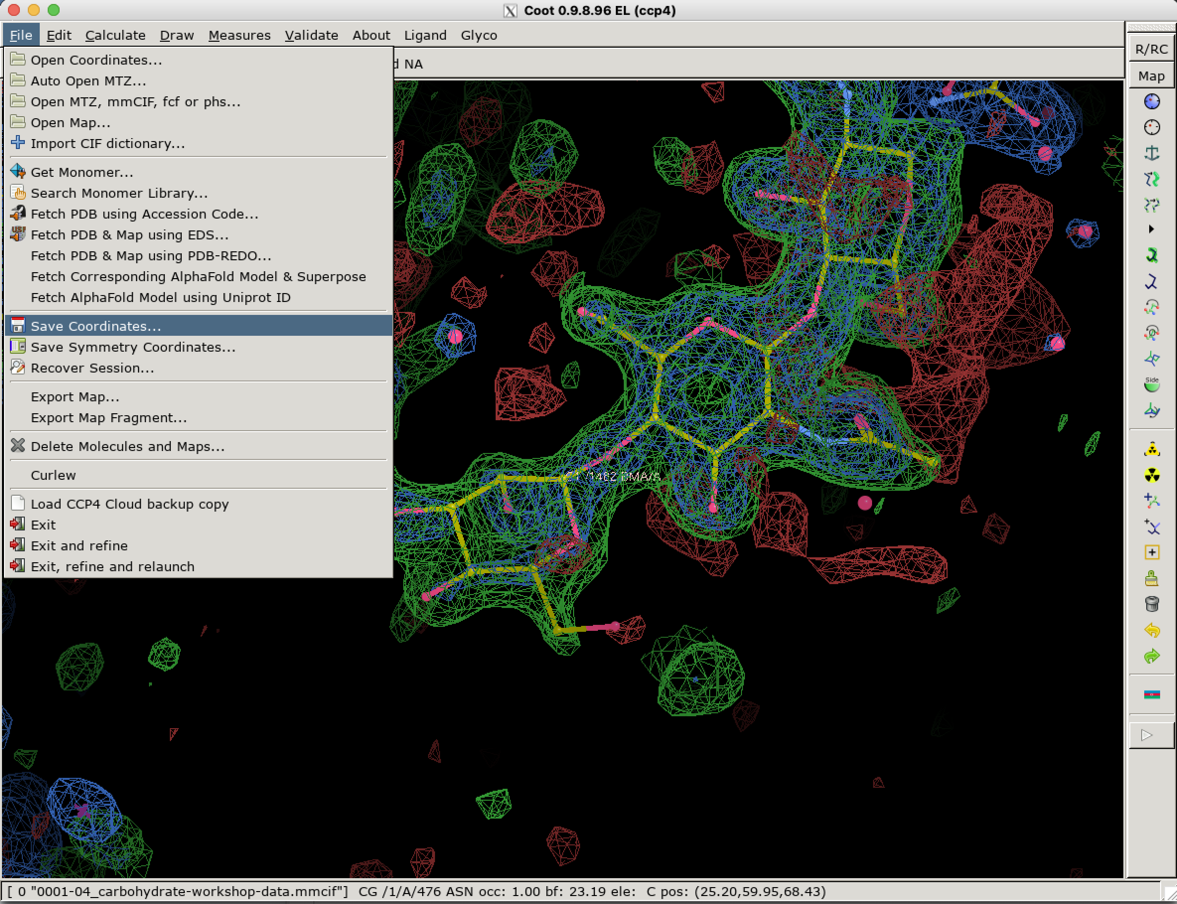 An image of the CCP4i2 popup box for importing merged reflection data