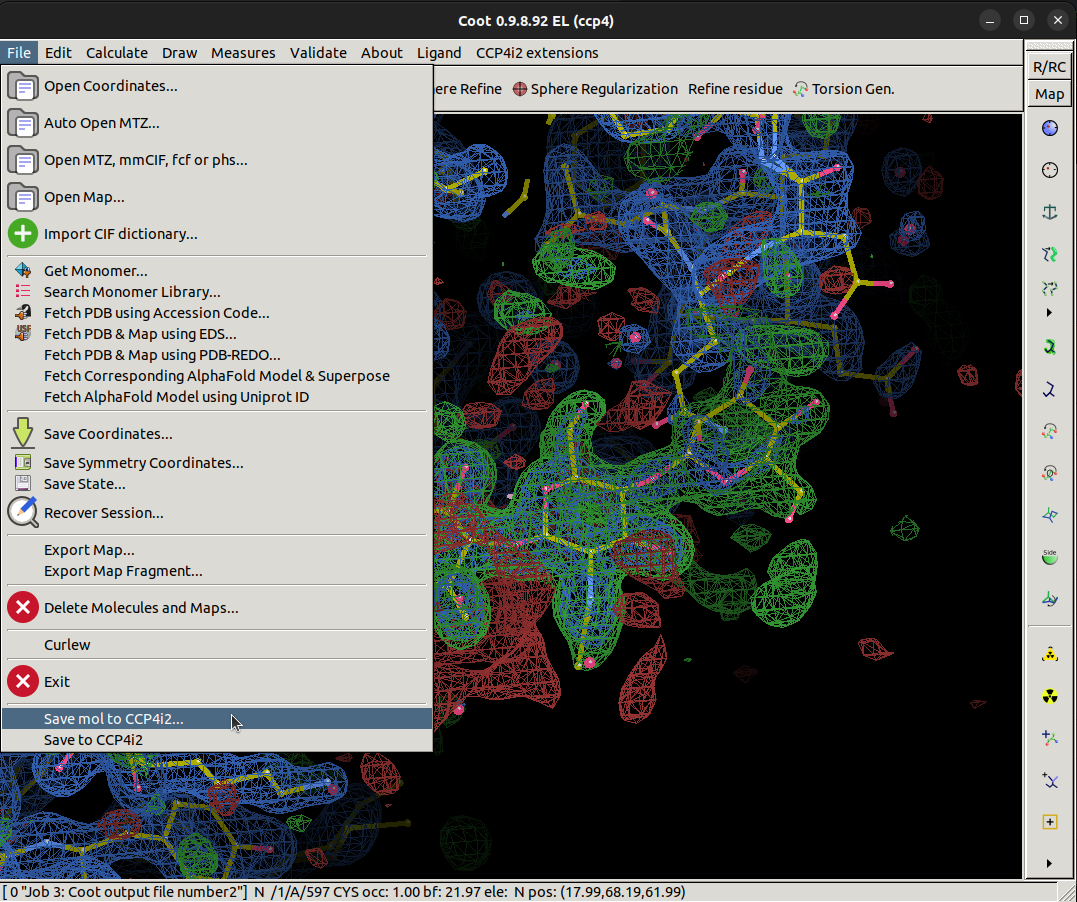 An image of the CCP4i2 popup box for importing merged reflection data